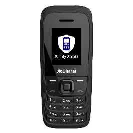 JioBharat V4 4G Keypad Phone with Safety Shield Feature, JioTV, JioHotstar, JioSaavn, JioPay (UPI & SoundPay), LED Torch, Digital Camera, 1000 mAh Battery, Locked for Jio Network