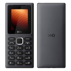 HMD 100 Keypad Mobile Phone | Single SIM, Long Lasting Battery, Durable Design, Wireless FM Radio, English Phone Talker, 1-Year Replacement Guarantee | Grey